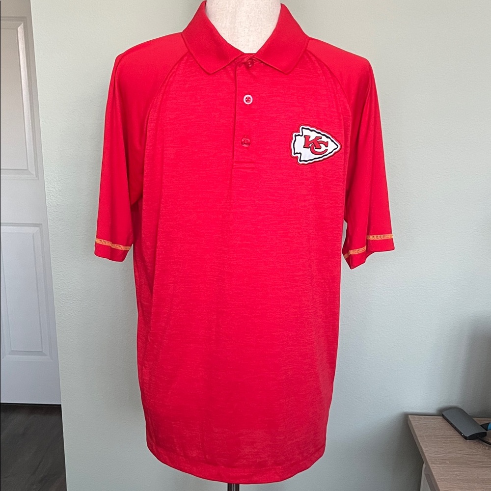 Men's Kansas City Chiefs Red Polo Shirt